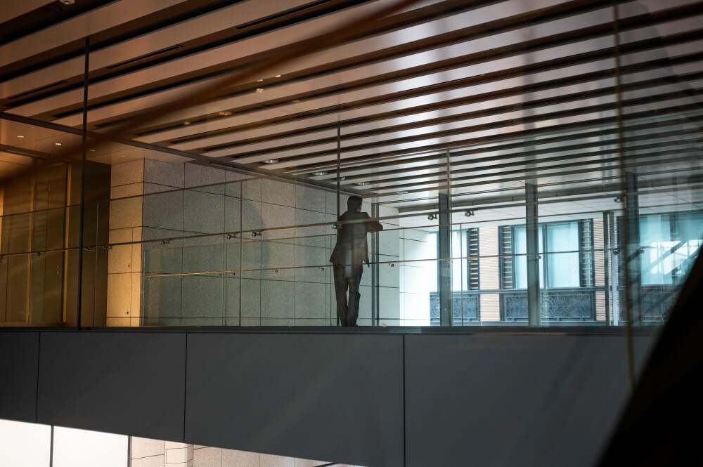 Custom metal ceiling system installed in a commercial space, providing a sleek, durable, and modern architectural finish.